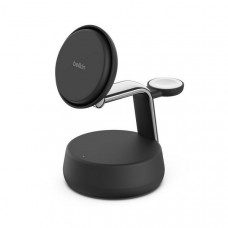 Беспроводное зарядное устройство Belkin UltraCharge Pro 3-in-1 Qi2 25W Charcoal Беспроводное зарядное устройство Belkin UltraCharge Pro 3-in-1 Qi2 25W Charcoal